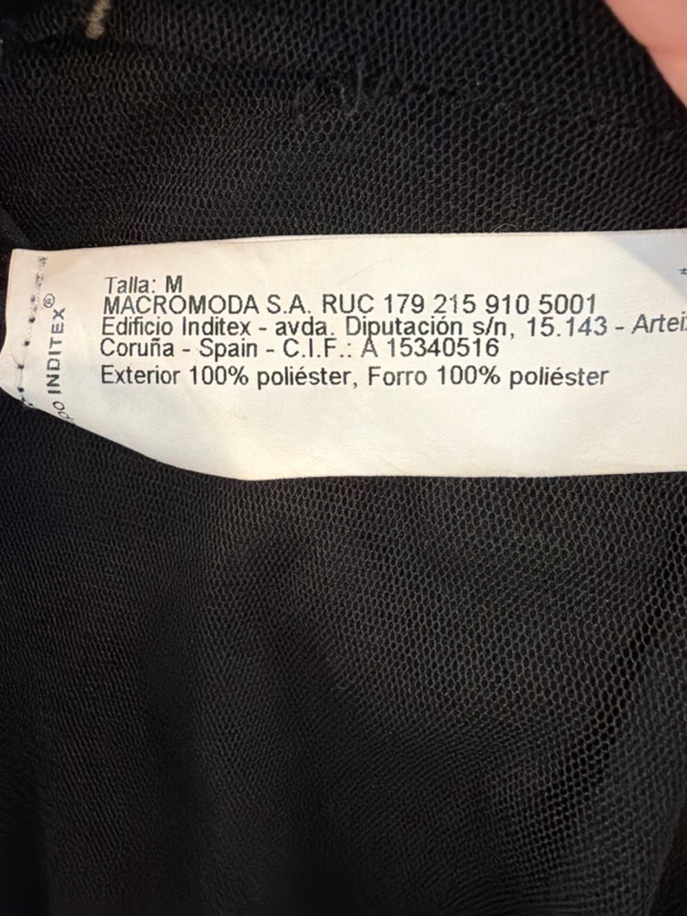 Elegant Black Mesh Midi Dress with Floral Embroidery - Picture 4 of 5